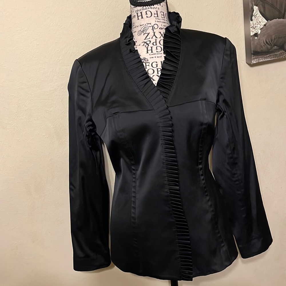 DD Collection, Black Ruffle Blazer, 4